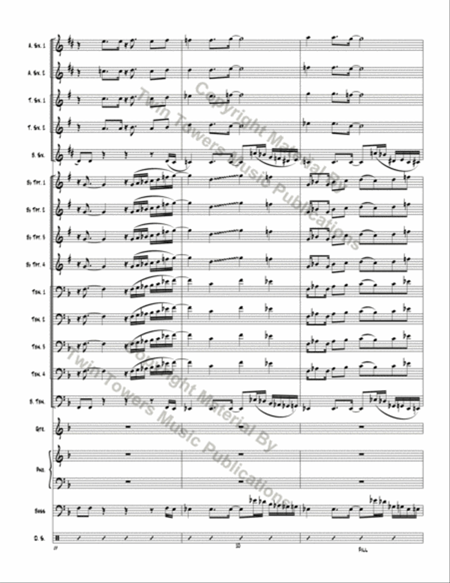 Don't Mess Around Don't Mess Around Jazz Ensemble scores gallery preview page 11
