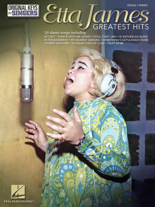 Book cover for Etta James: Greatest Hits - Original Keys for Singers