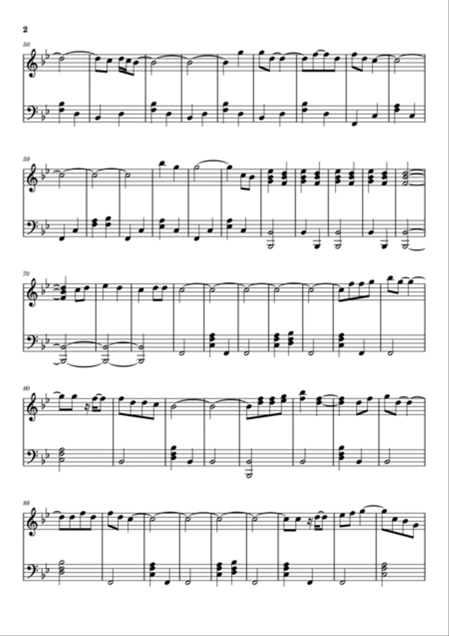 Kiss And Say Goodbye Piano Solo scores gallery preview page 2