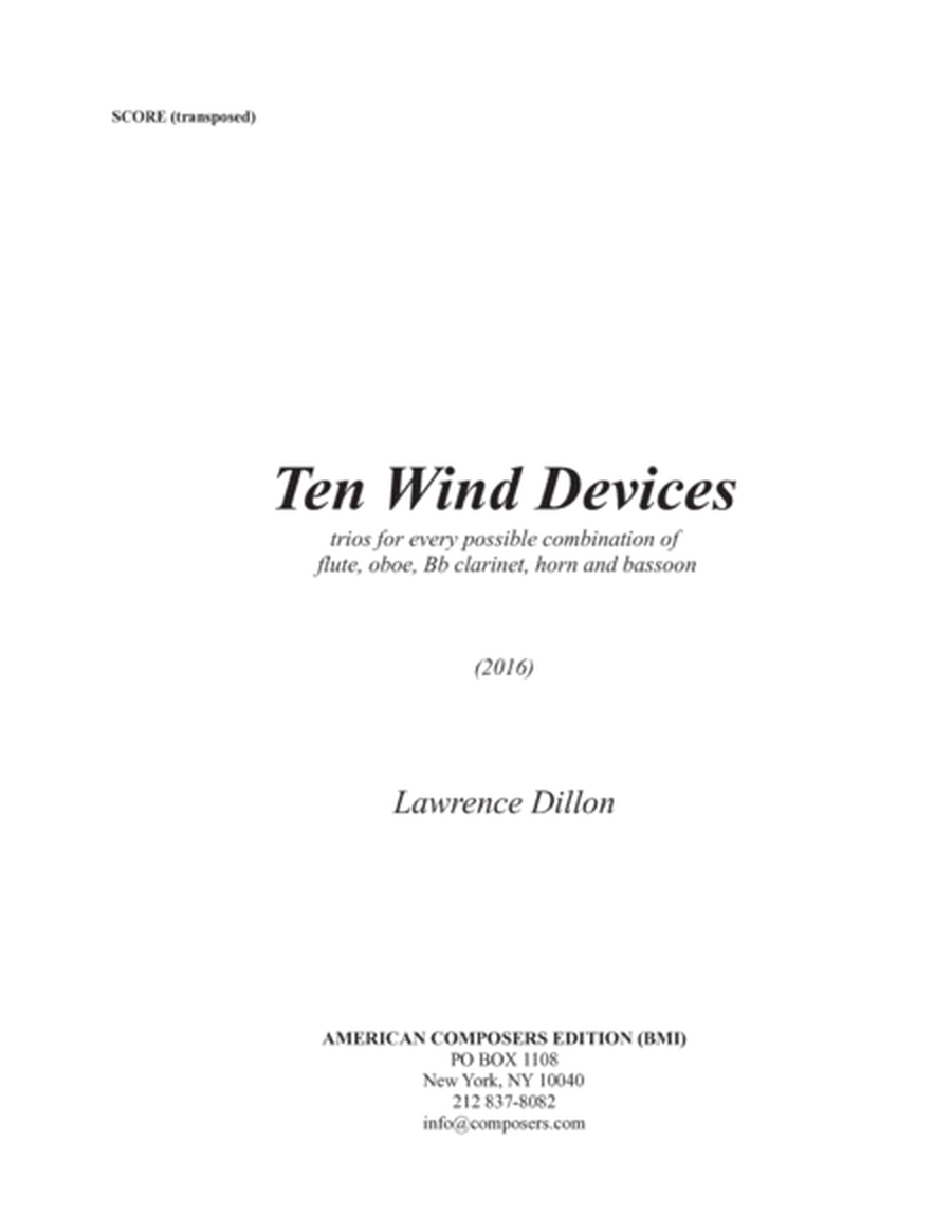 [Dillon] Ten Wind Devices