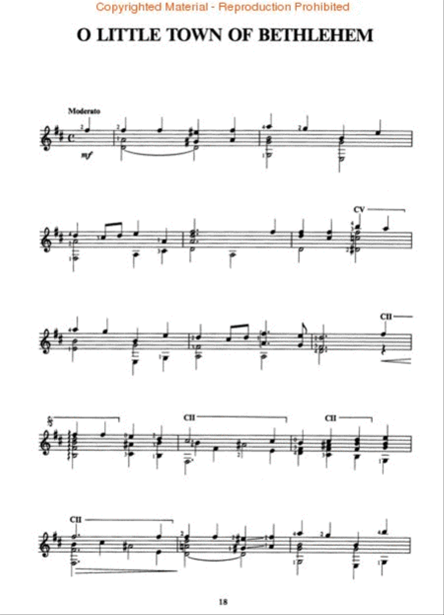 A Guitar for Christmas Acoustic Guitar scores gallery preview page 3
