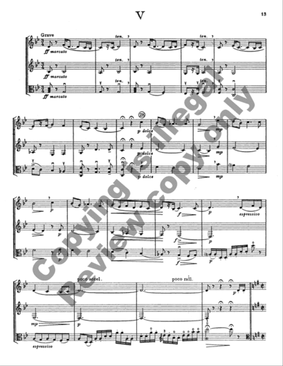 Suite for Oboe, Clarinet, and Viola Clarinet scores gallery preview page 12