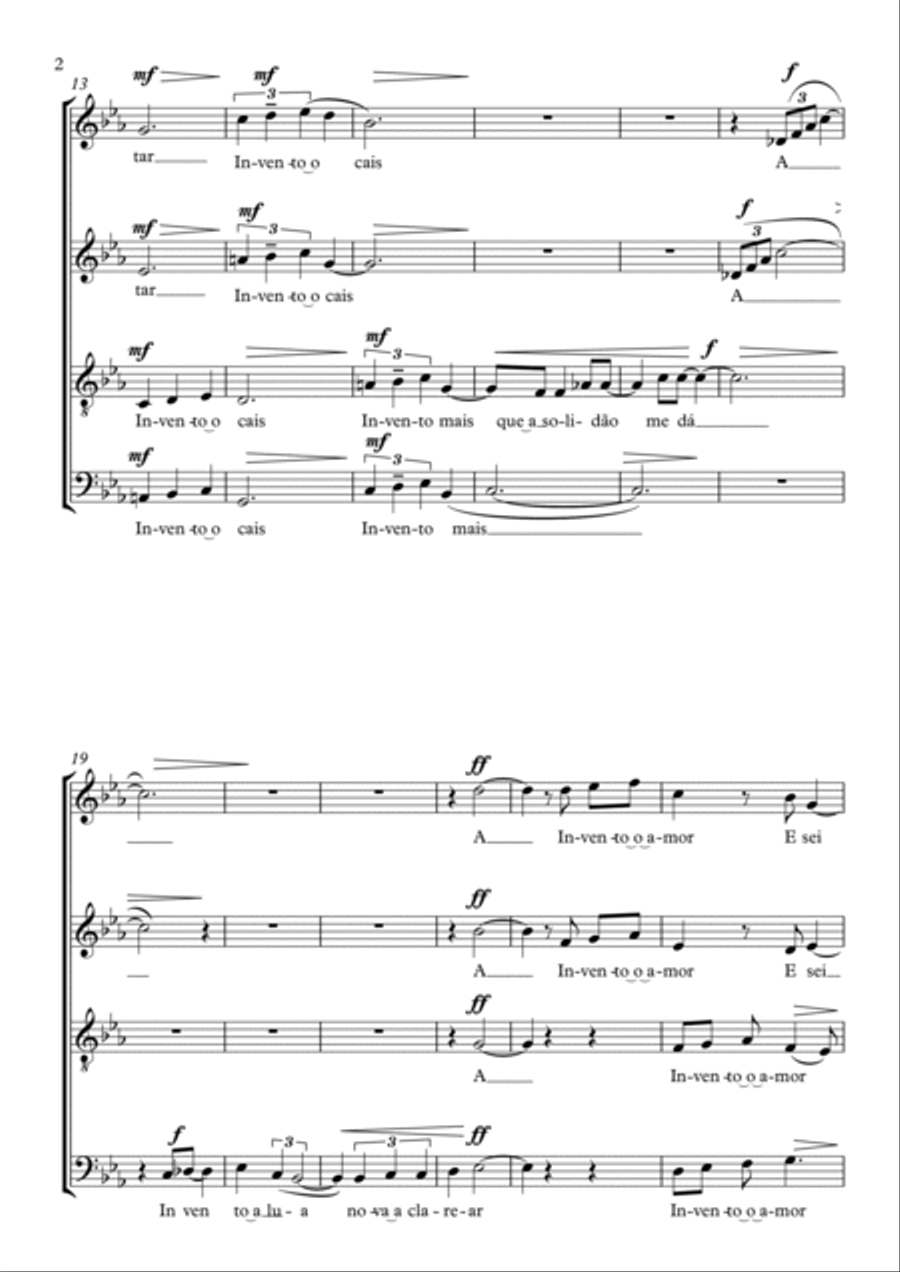 Cais 4-Part scores gallery preview page 2