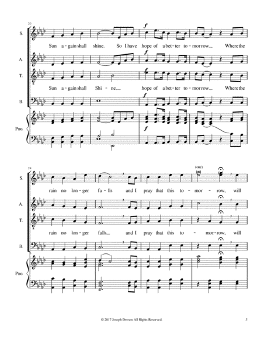 I Have Hope 4-Part scores gallery preview page 4