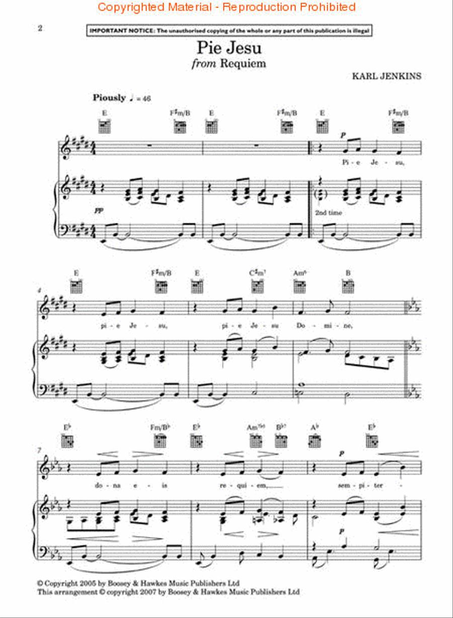 The Karl Jenkins Vocal Album Voice Solo scores gallery preview page 2