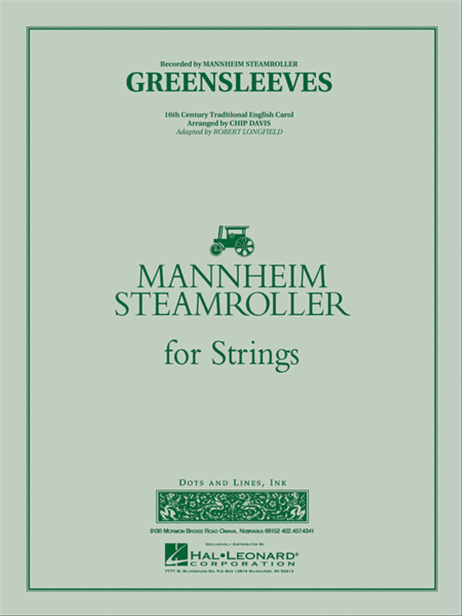 Greensleeves (Mannheim Steamroller) String Orchestra scores gallery preview page 1