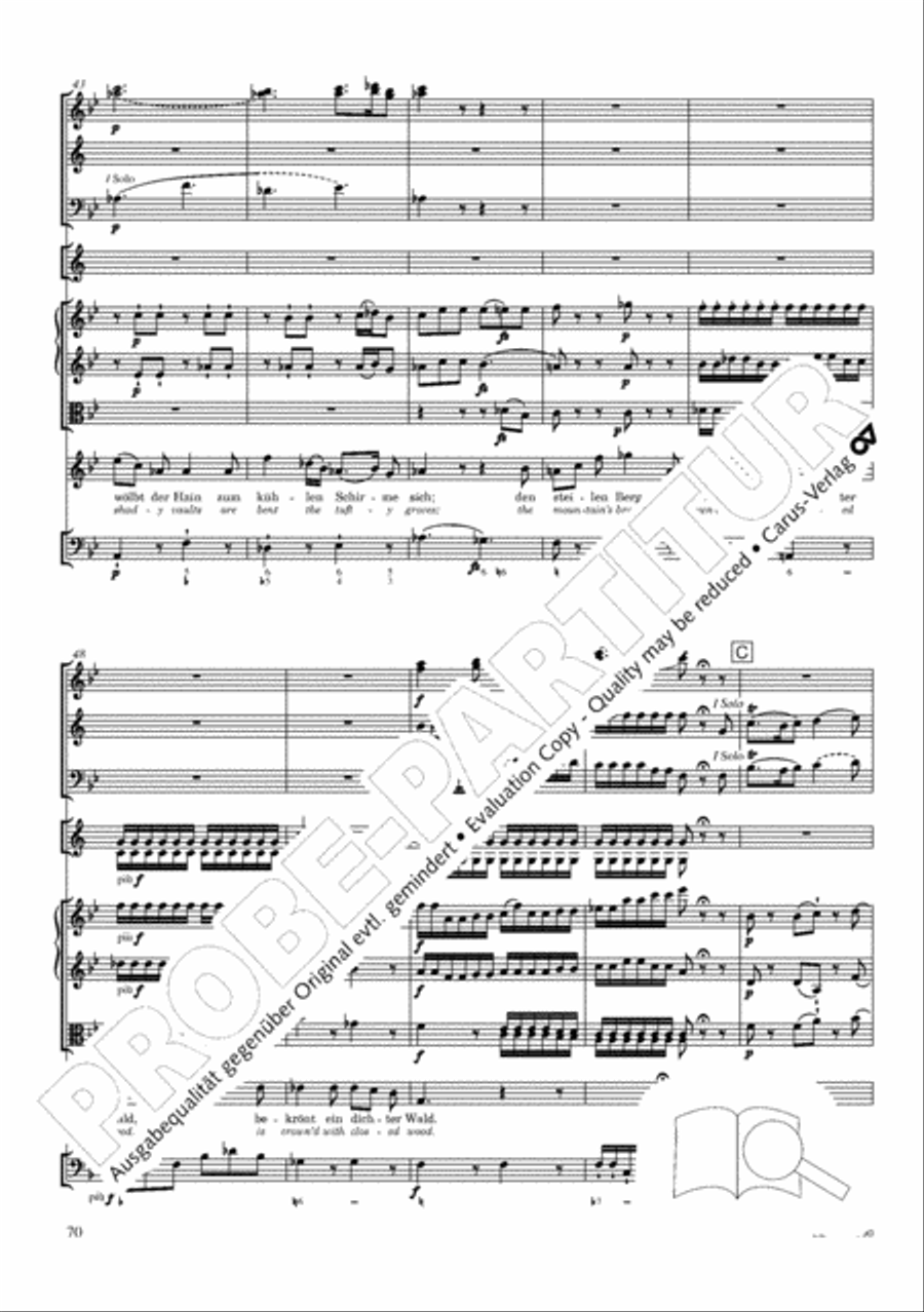 The Creation (Die Schopfung) 4-Part scores gallery preview page 90