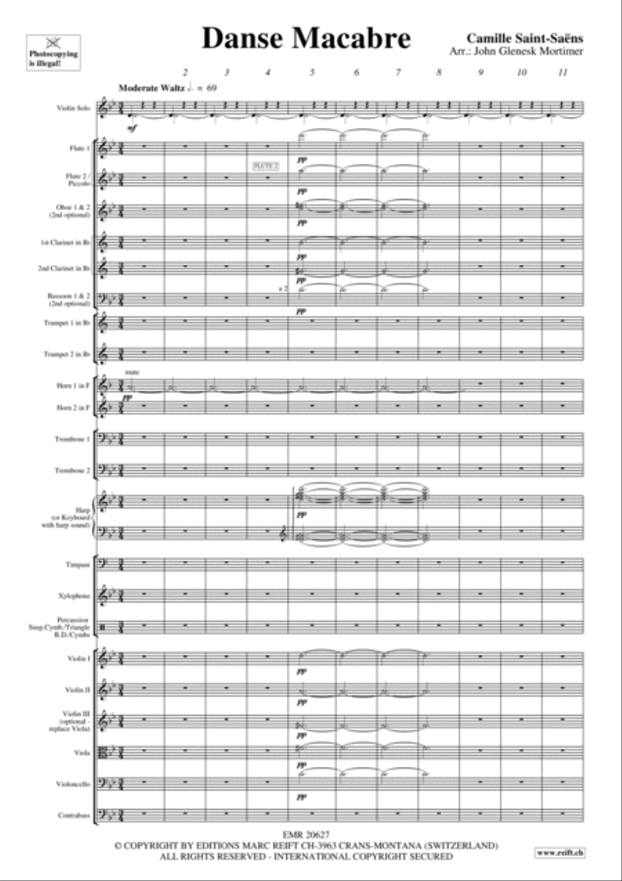 Danse Macabre Danse Macabre Orchestra scores gallery preview page 3