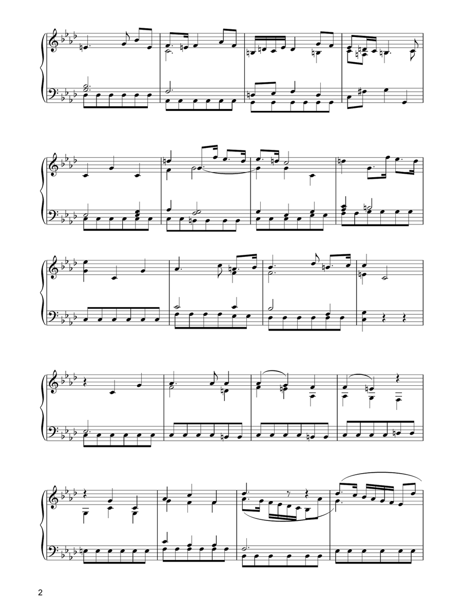 'Stabat Mater Dolorosa' (from 'Stabat Mater') Piano Solo scores gallery preview page 2