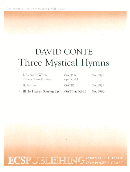 Three Mystical Hymns: 3 In Heaven Soaring Up image number null