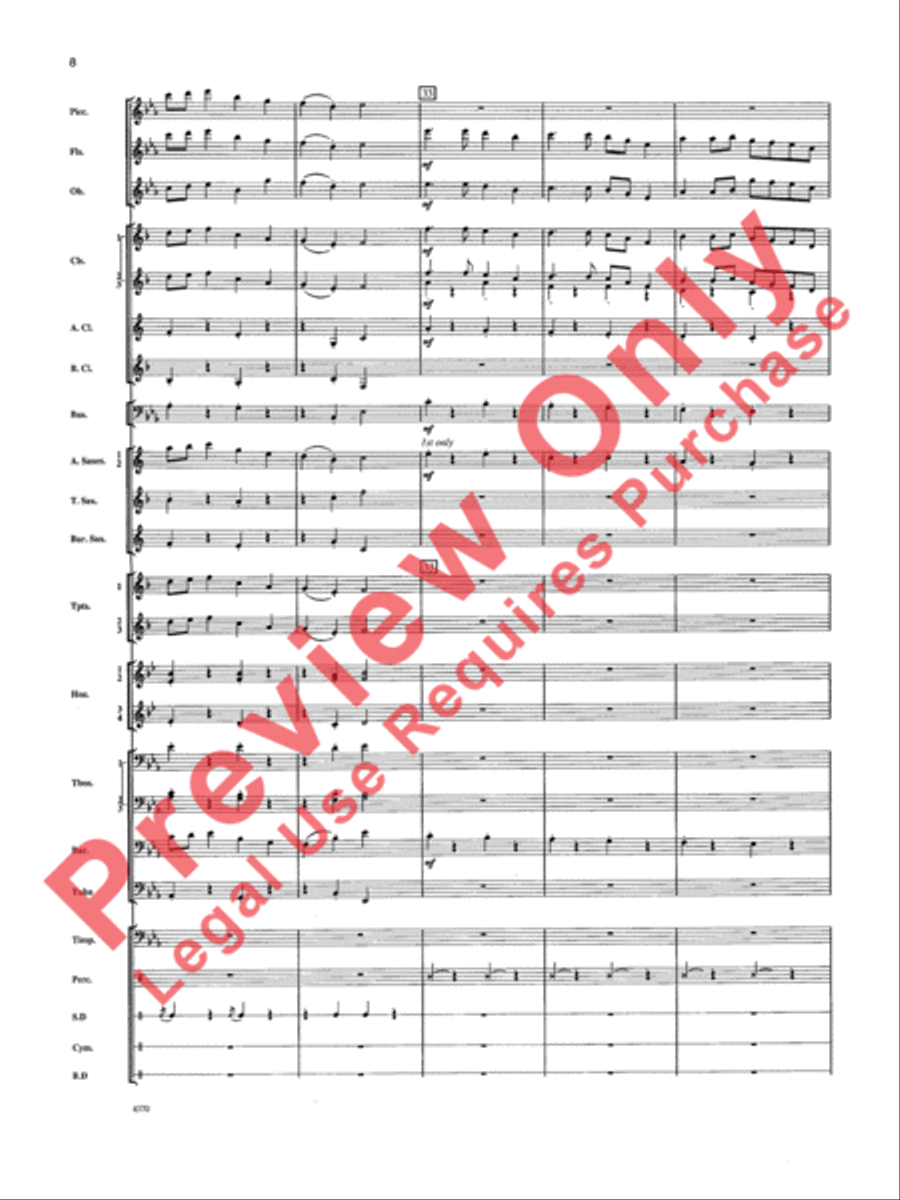 Ballymore Down Concert Band scores gallery preview page 9