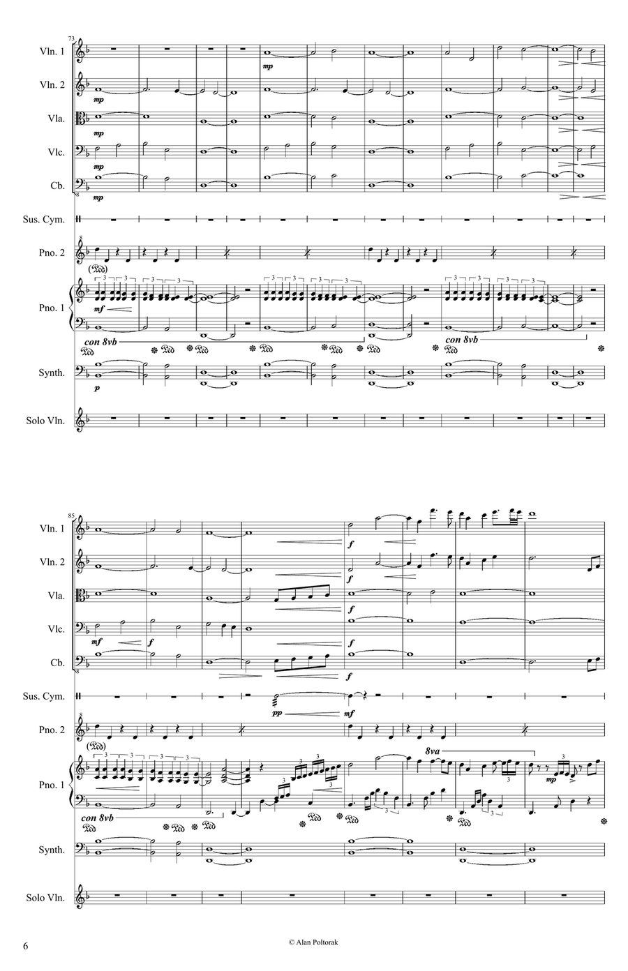 Inga Suite String Orchestra scores gallery preview page 6