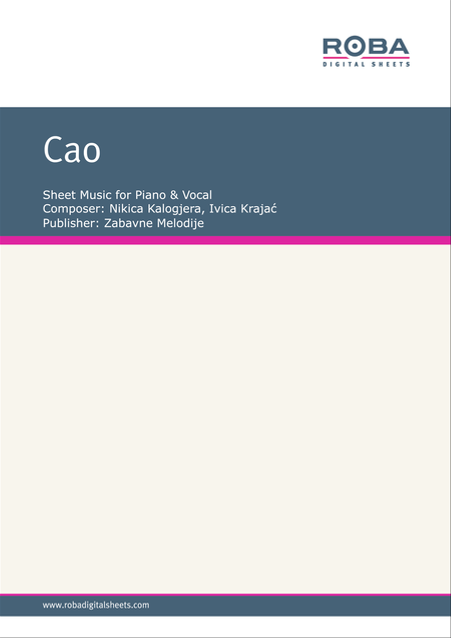 Cao Voice scores gallery preview page 1