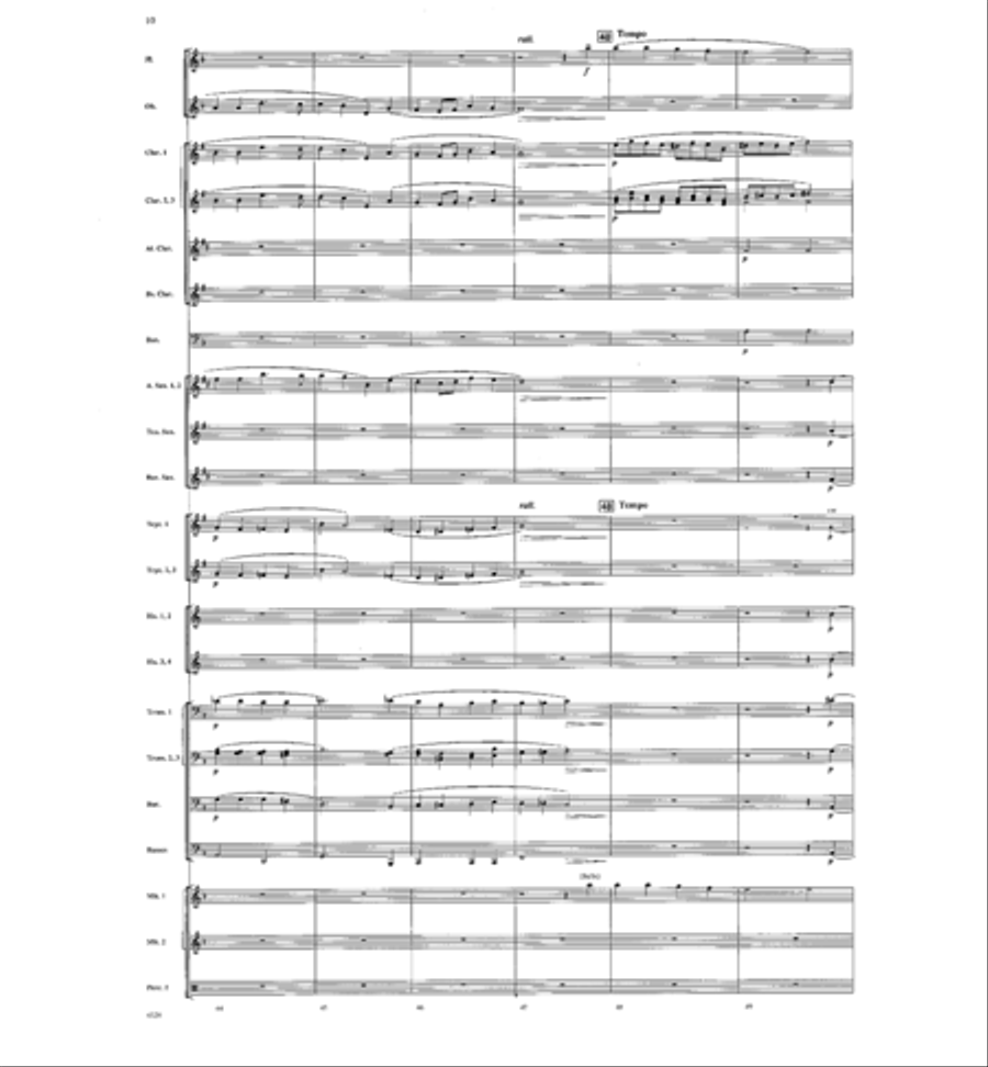 Midnight in Bethlehem Concert Band scores gallery preview page 9