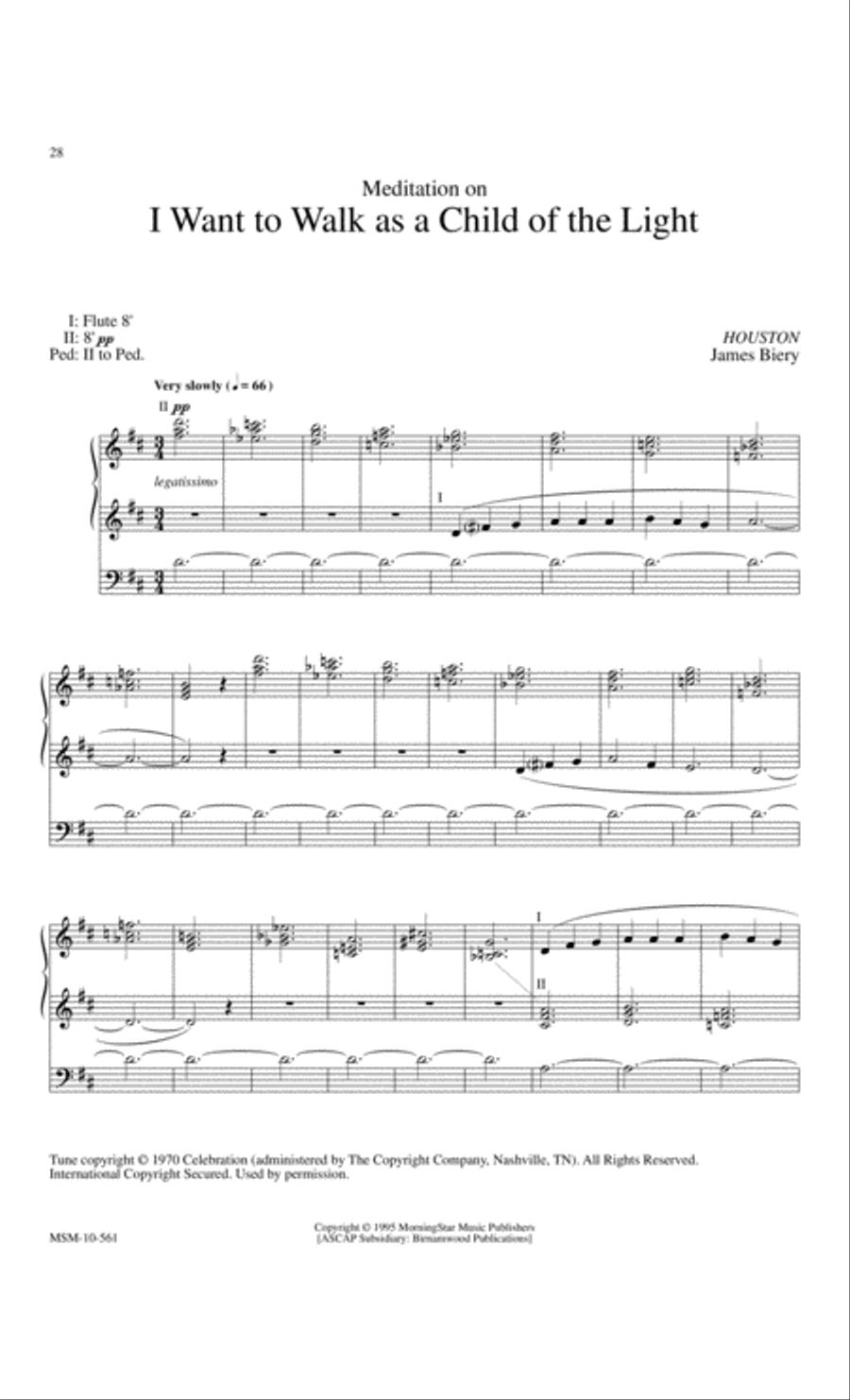Music with Minimal Pedal - General, Set 2 Organ scores gallery preview page 6
