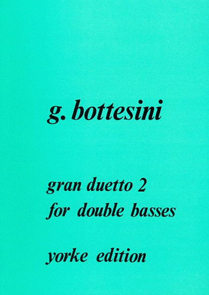 Tre Gran Duetto No. 2 for 2 Basses