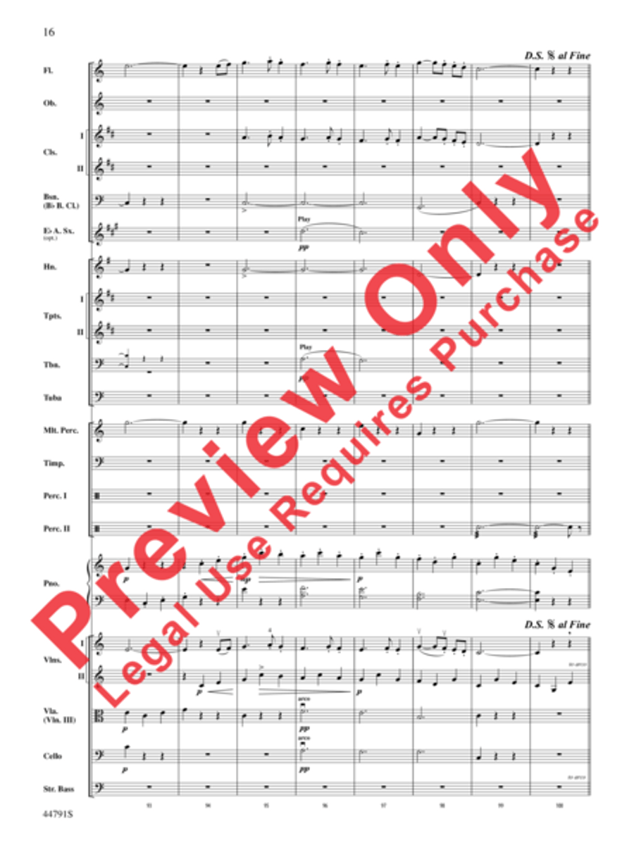 Danse des Ghazies Full Orchestra scores gallery preview page 17