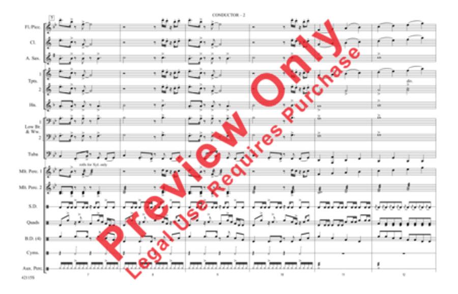 You Ought to Be Having Fun / What Is Hip? Marching Band scores gallery preview page 3