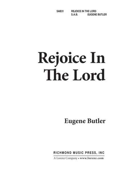 Rejoice in the Lord