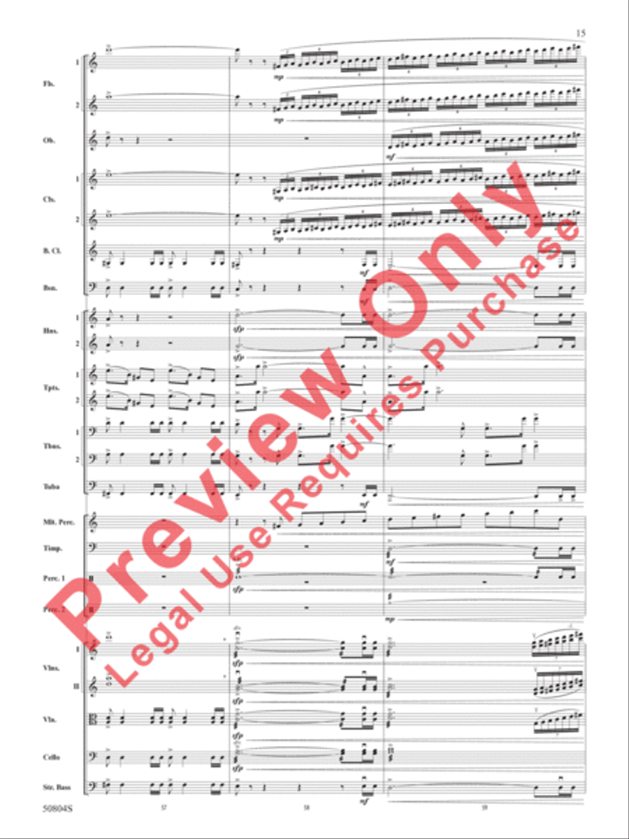 A Childhood Remembered Full Orchestra scores gallery preview page 16