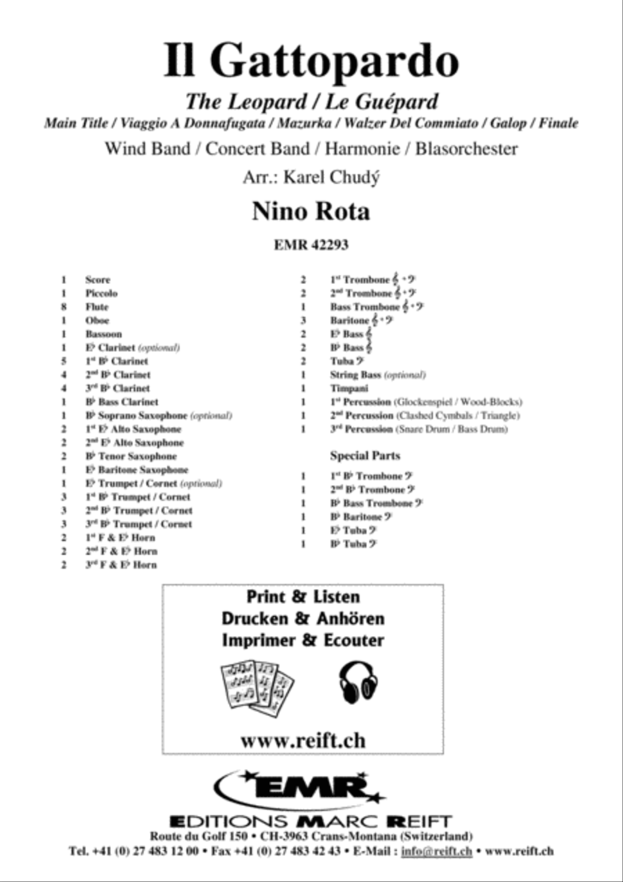 Il Gattopardo Concert Band scores gallery preview page 2