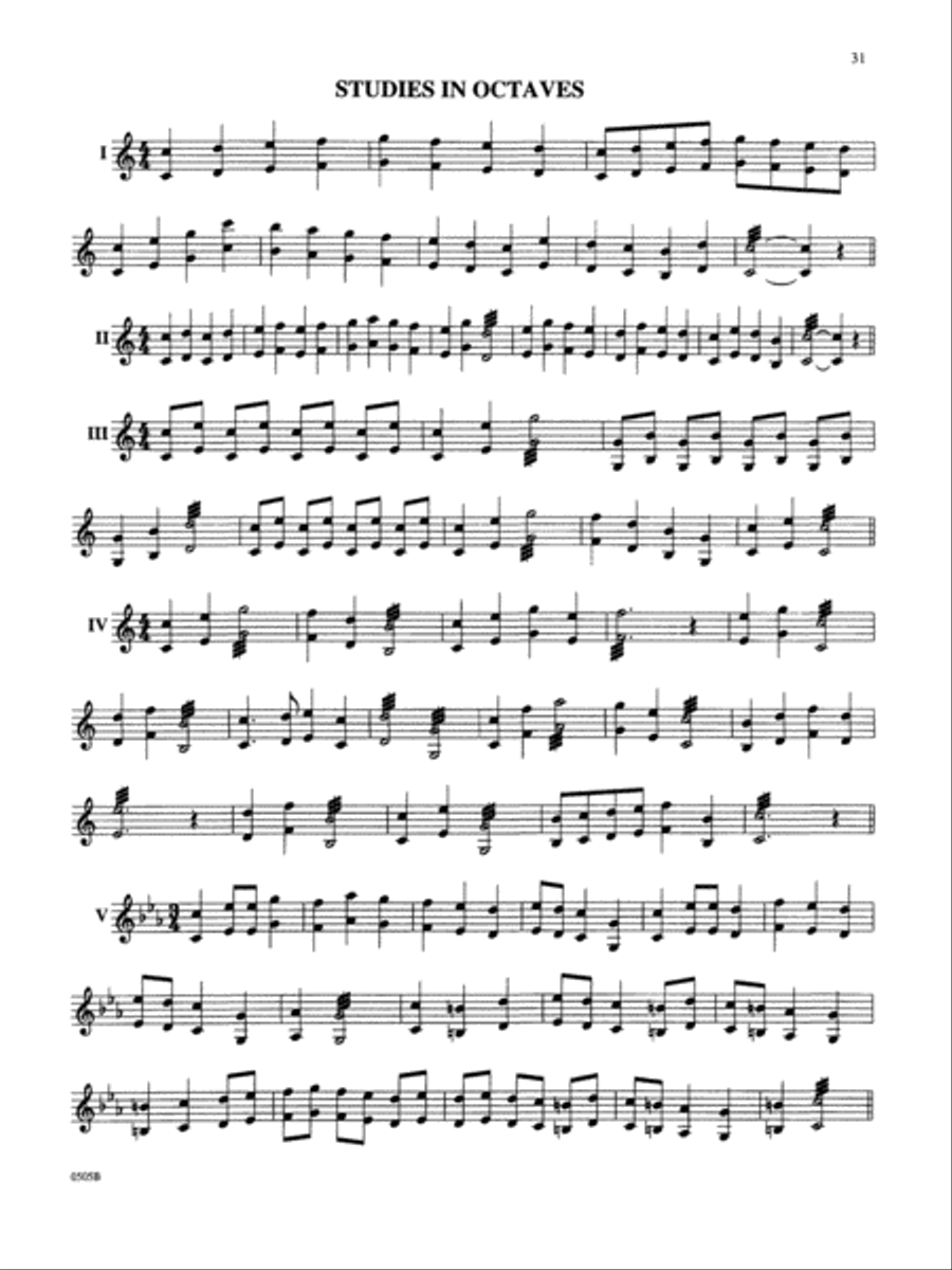 Modern School for Xylophone, Marimba, Vibraphone Marimba scores gallery preview page 3