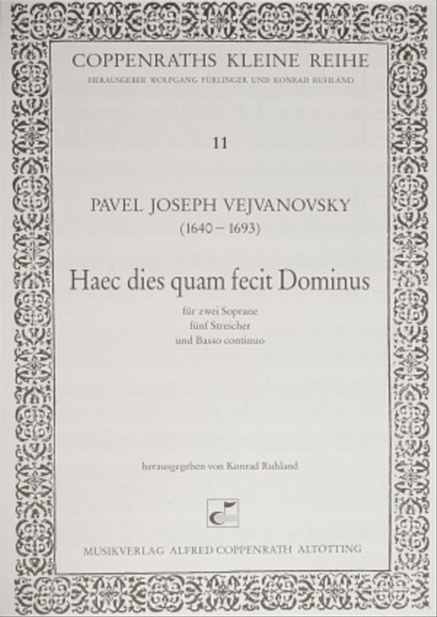 Haec dies quam fecit Dominus Women's Choir scores gallery preview page 1