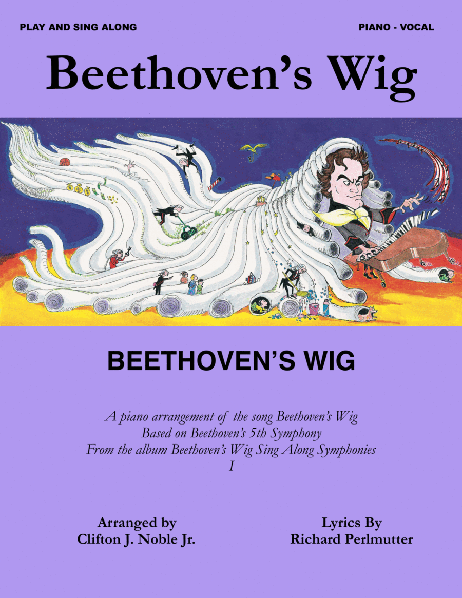 Beethoven's Wig (Music: 5th Symphony, Beethoven) Voice scores gallery preview page 1