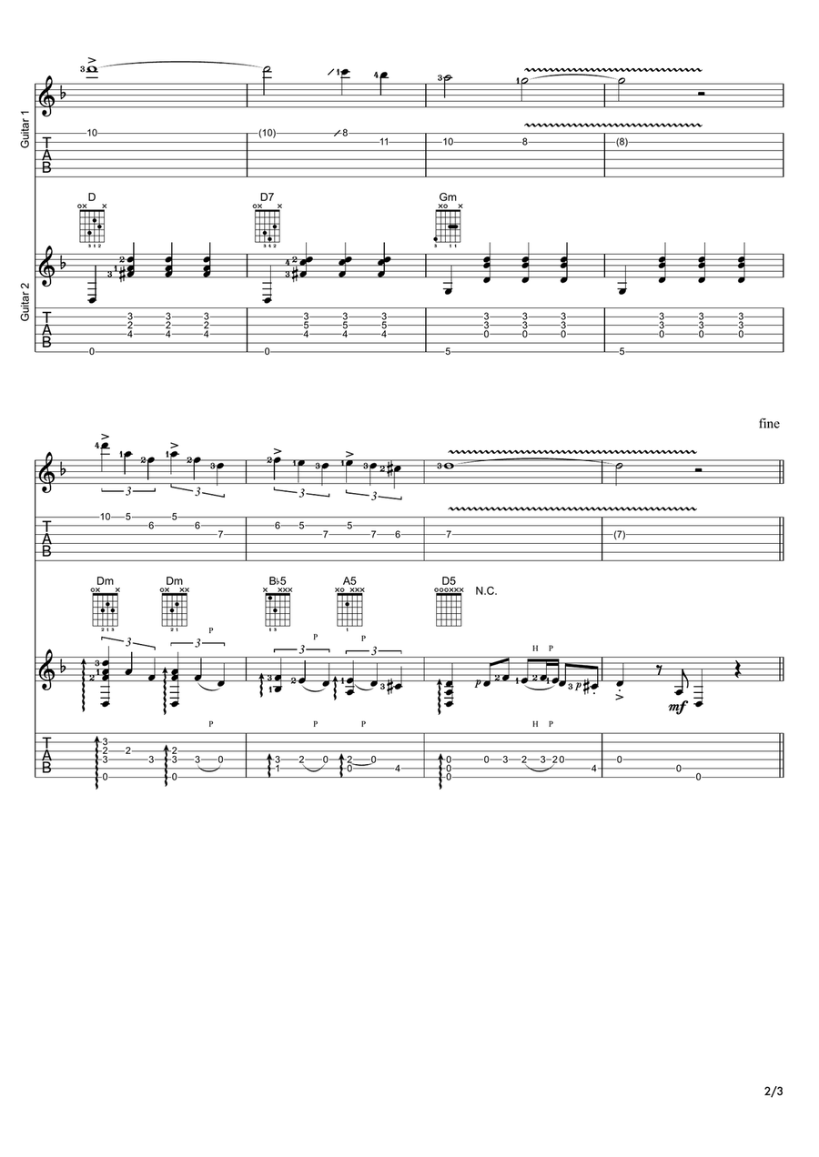 Bésame Mucho Bésame Mucho Acoustic Guitar scores gallery preview page 2