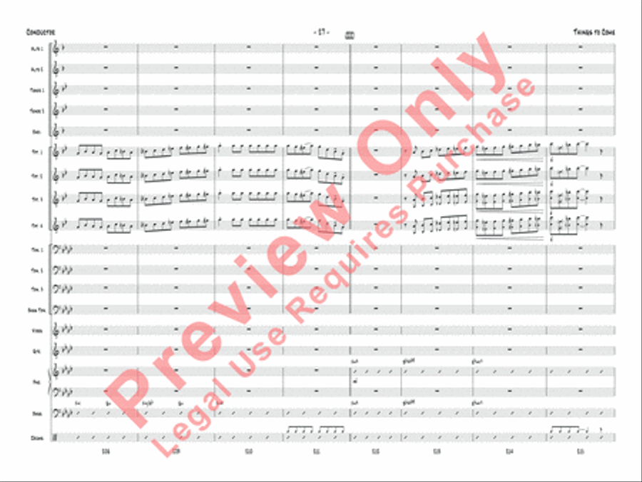 Things to Come Things to Come Jazz Ensemble scores gallery preview page 28