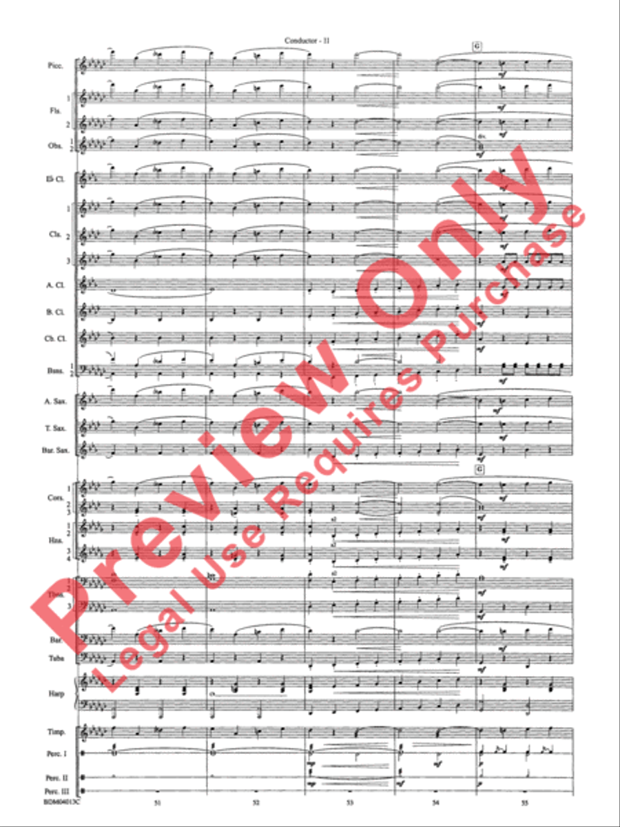 Nobles of the Mystic Shrine (March) Concert Band scores gallery preview page 14