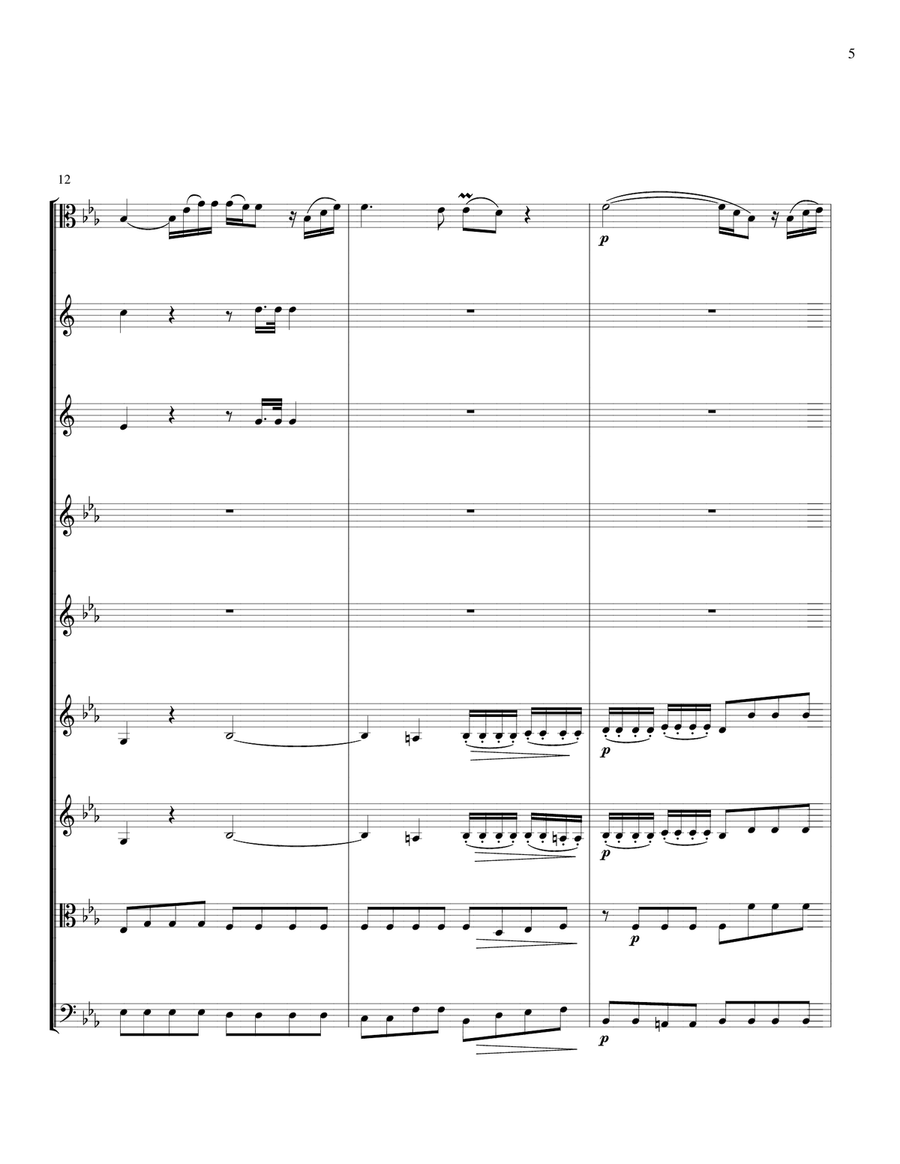 Concerto for Alto Trombone and Orchestra Full Orchestra scores gallery preview page 5