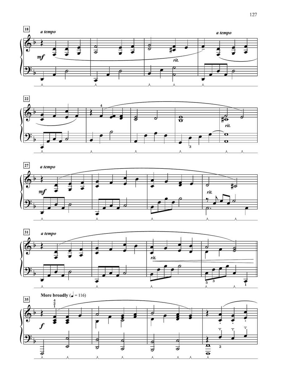 When I Survey the Wondrous Cross - Piano Solo Piano Solo scores gallery preview page 2