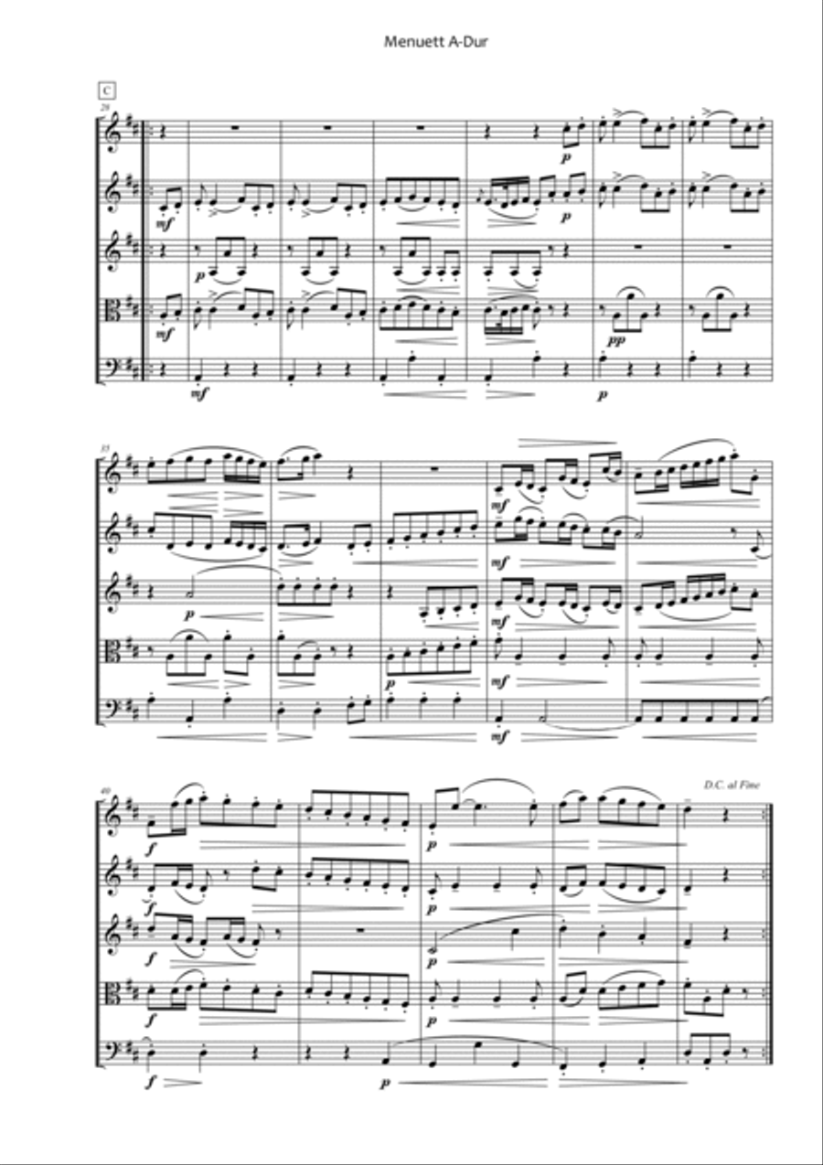 Menuet Menuet School and Community scores gallery preview page 3