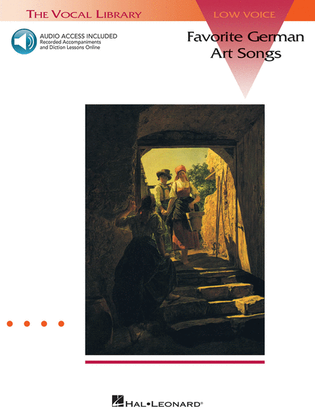 Book cover for Favorite German Art Songs: Low Voice - Book/Online Audio