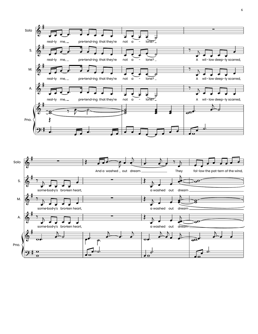 Man In The Mirror Man In The Mirror SSA scores gallery preview page 6
