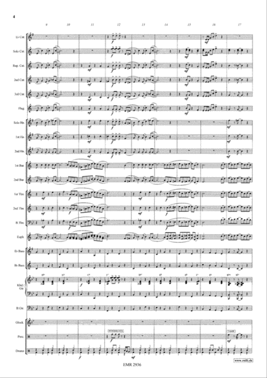 The Entertainer Brass Band scores gallery preview page 5