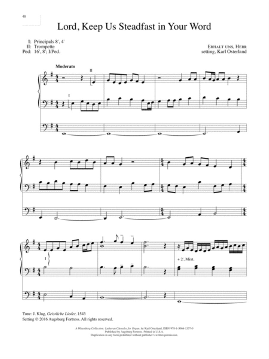 A Wittenberg Collection A Wittenberg Collection Organ scores gallery preview page 49
