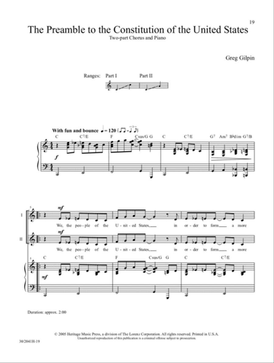 The Words We Live By 2-Part scores gallery preview page 14
