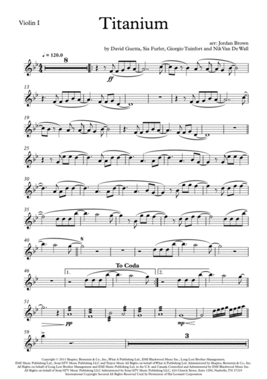 Titanium String Quartet scores gallery preview page 5