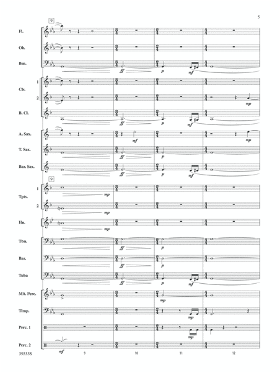 Dark Shadows (from the Original Motion Picture Soundtrack): Score Concert Band scores gallery preview page 5