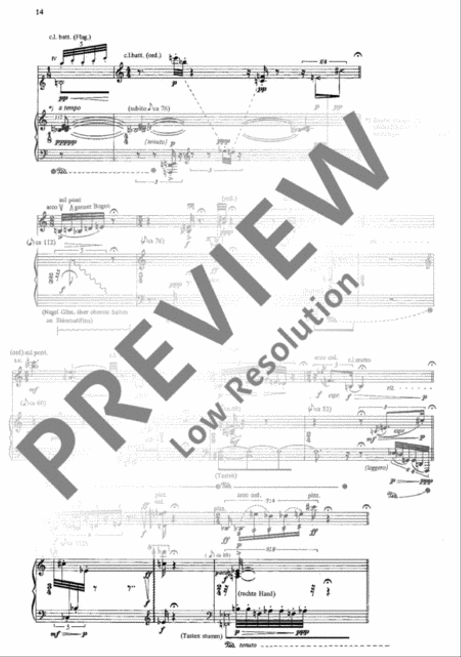 Songs without words Violin Solo scores gallery preview page 15