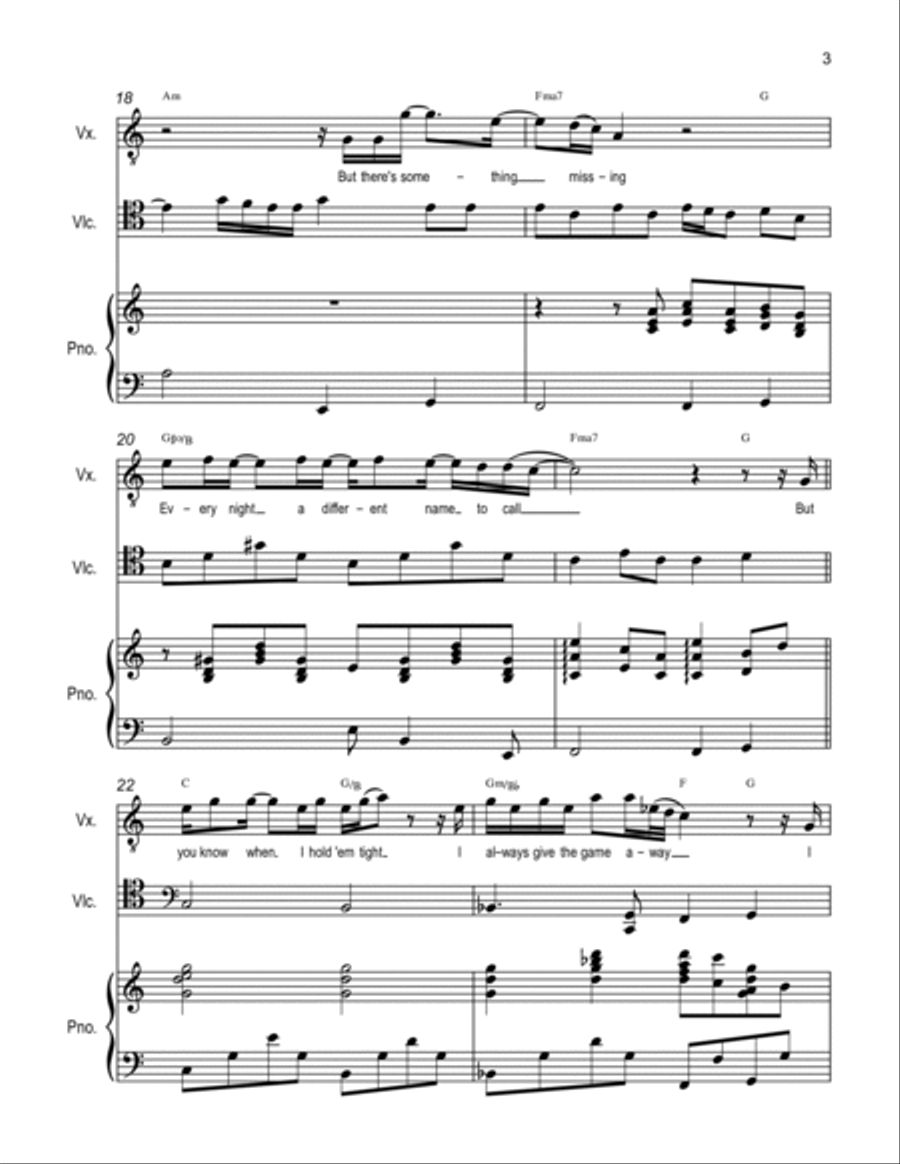I Need You Small Ensemble scores gallery preview page 3