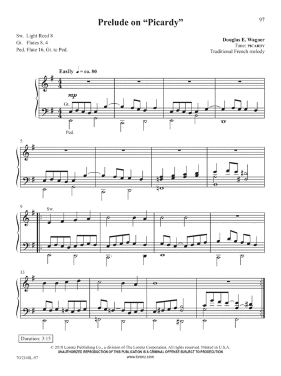 Easy Organ Library, Vol. 64 Organ Solo scores gallery preview page 32