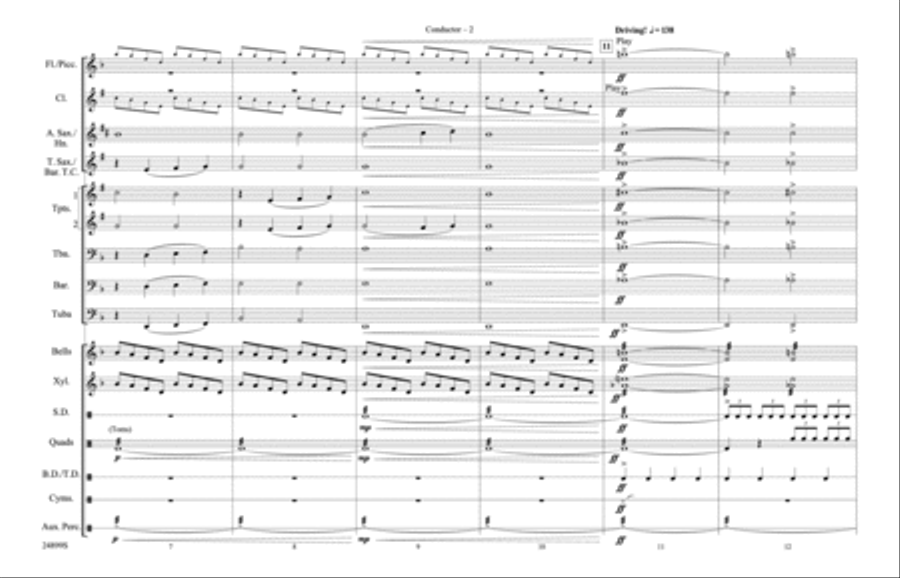 The Batman Theme (from Batman) Marching Band scores gallery preview page 14