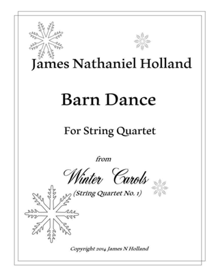 Barn Dance, from "Winter Carols" String Quartet No. 1