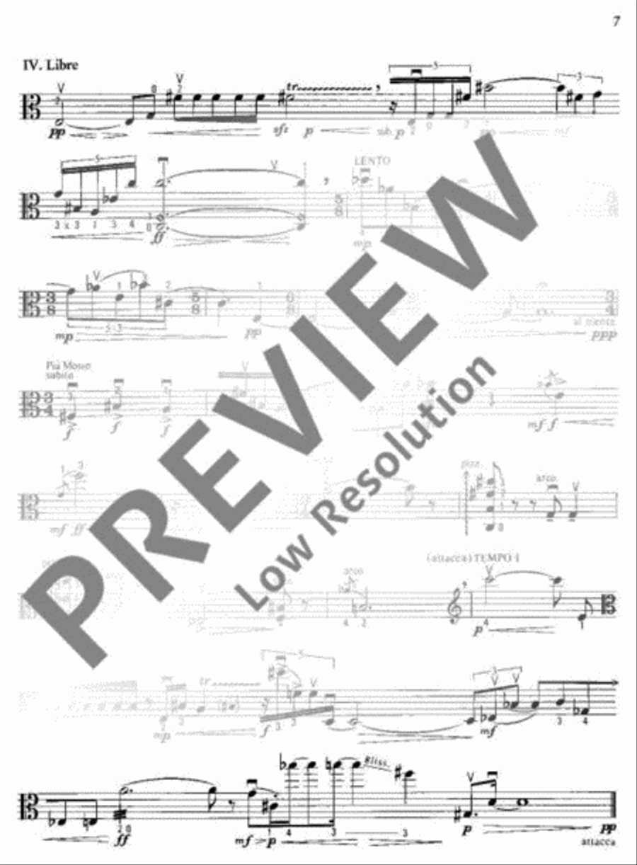 Nah oder fern Viola Solo scores gallery preview page 8