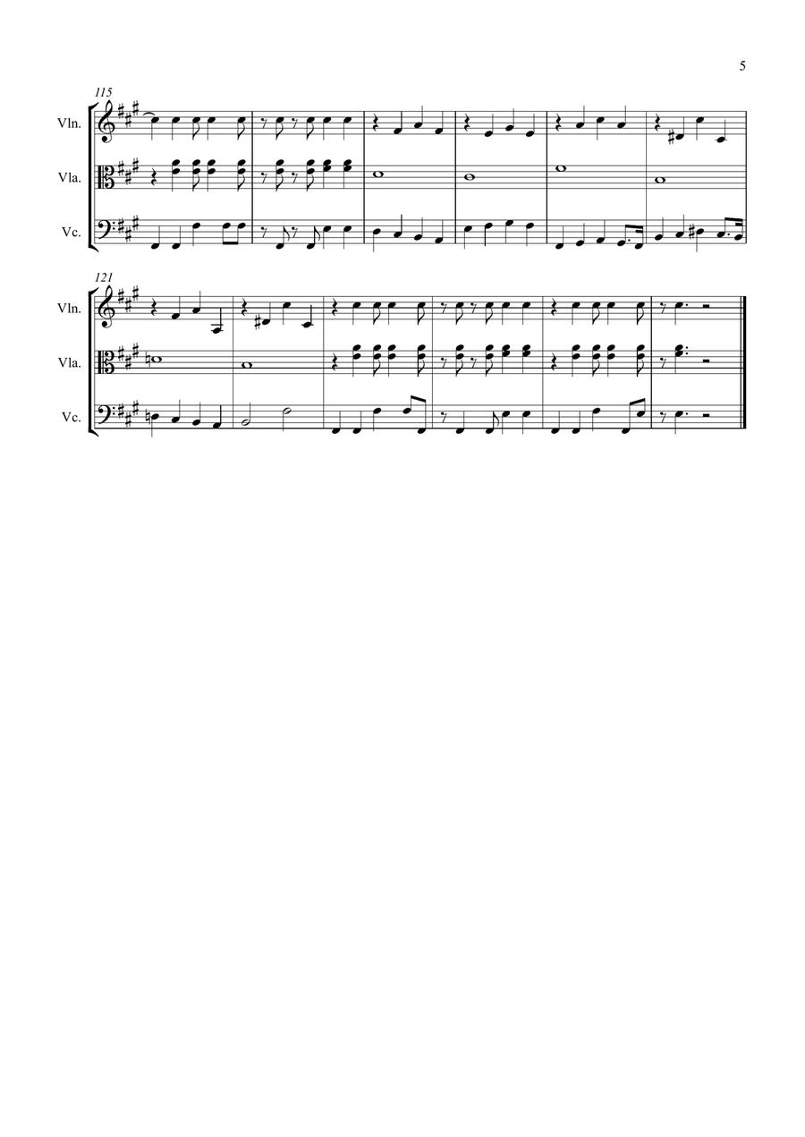 This Charming Man String Trio scores gallery preview page 5