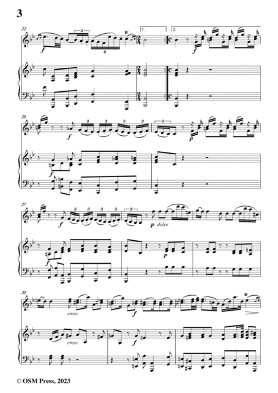 Tartini-Violin Sonata,in g minor,for Violin and Piano Violin Solo scores gallery preview page 4