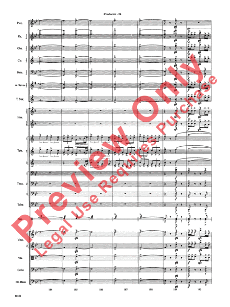 Bugler's Holiday Full Orchestra scores gallery preview page 27